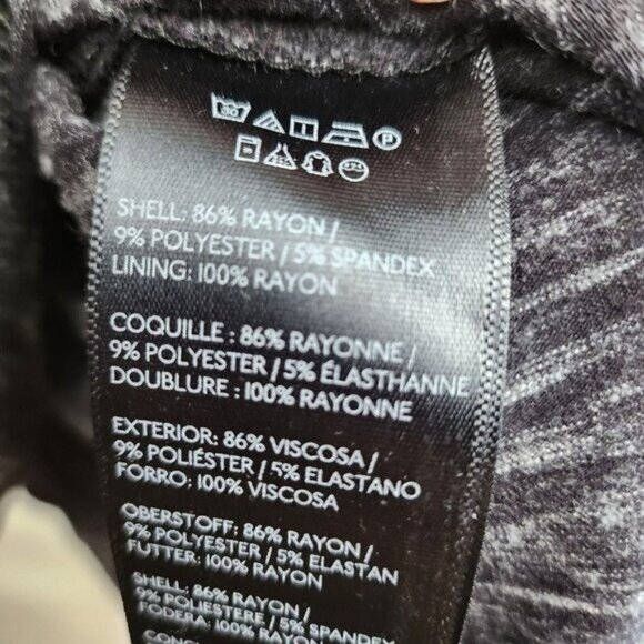 Anthropologie Saturday Sunday Womens Mini Dress Size Small Gray Tie Waist Office - Picture 5 of 8